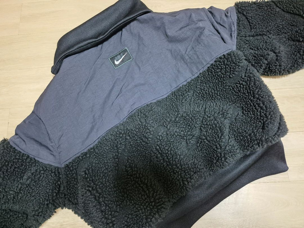 나이키 여성 셰르파 후리스 숏자켓--5