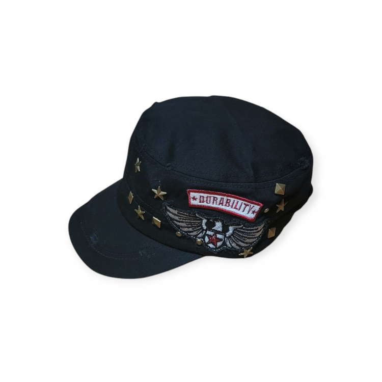 [새상품] 남녀공용 워싱 군모/블랙/사계절용 빈티지모자--3