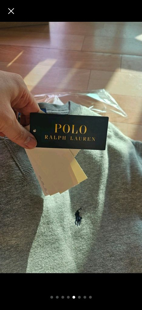 폴로랄프로렌 보이즈L 기모맨투맨 회색 정품 새상품 9만원 (여성성인 55가능)--4