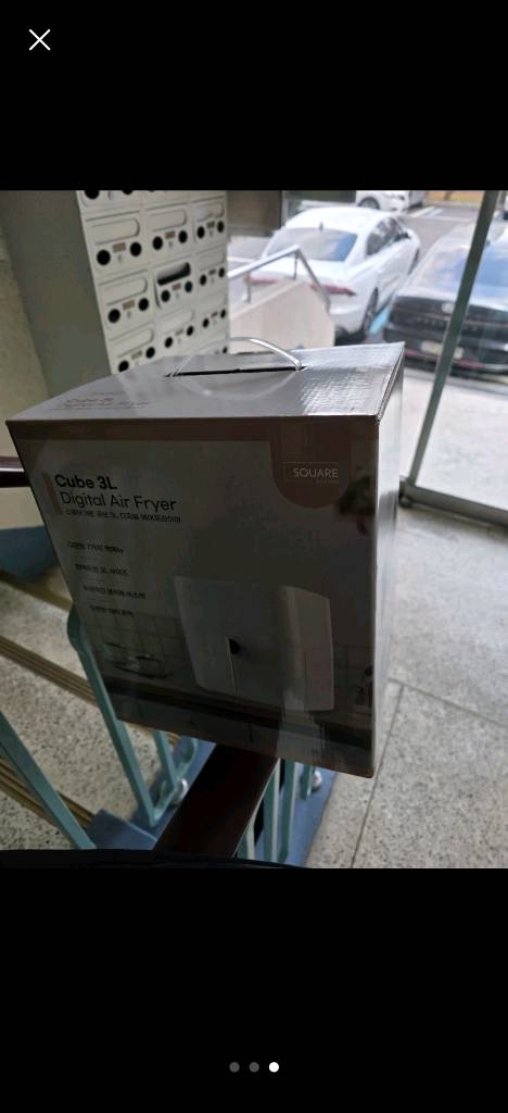 큐브 디지털 에어프라이어 3L--2