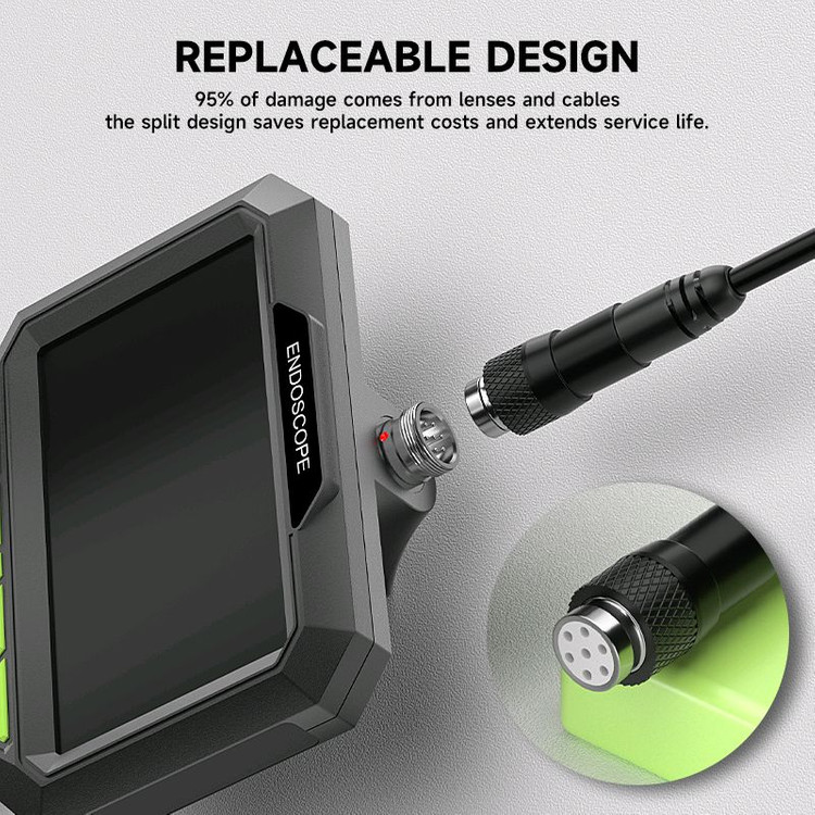 새상품)15M 사진,녹화(SD포함) 내시경카메라4.3인치 누수탐지 배관검사--4
