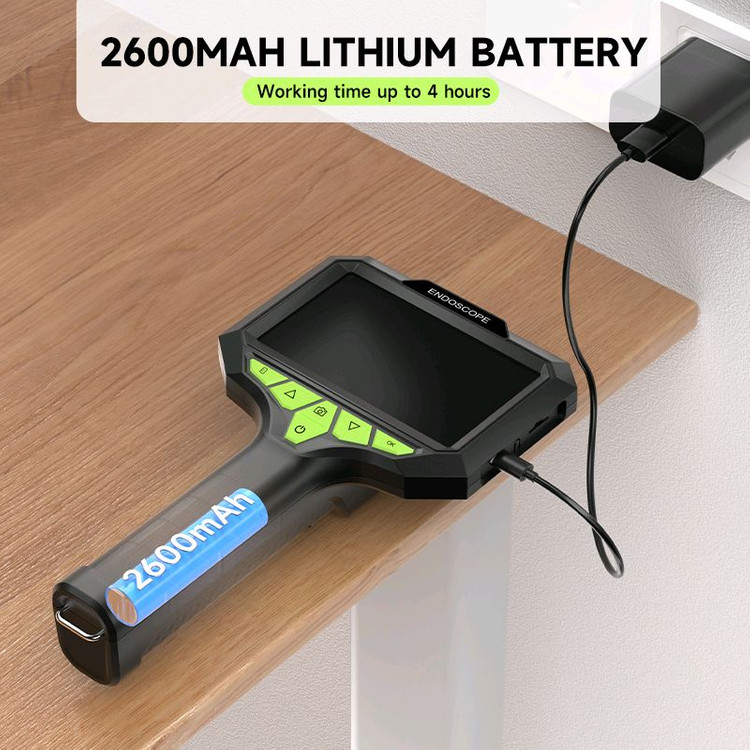 새상품)15M 사진,녹화(SD포함) 내시경카메라4.3인치 누수탐지 배관검사--6