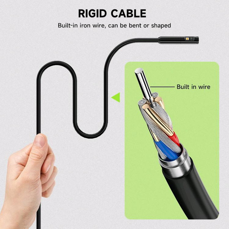 새상품)15M 사진,녹화(SD포함) 내시경카메라4.3인치 누수탐지 배관검사--7