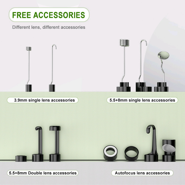 새상품)15M 사진,녹화(SD포함) 내시경카메라4.3인치 누수탐지 배관검사--8