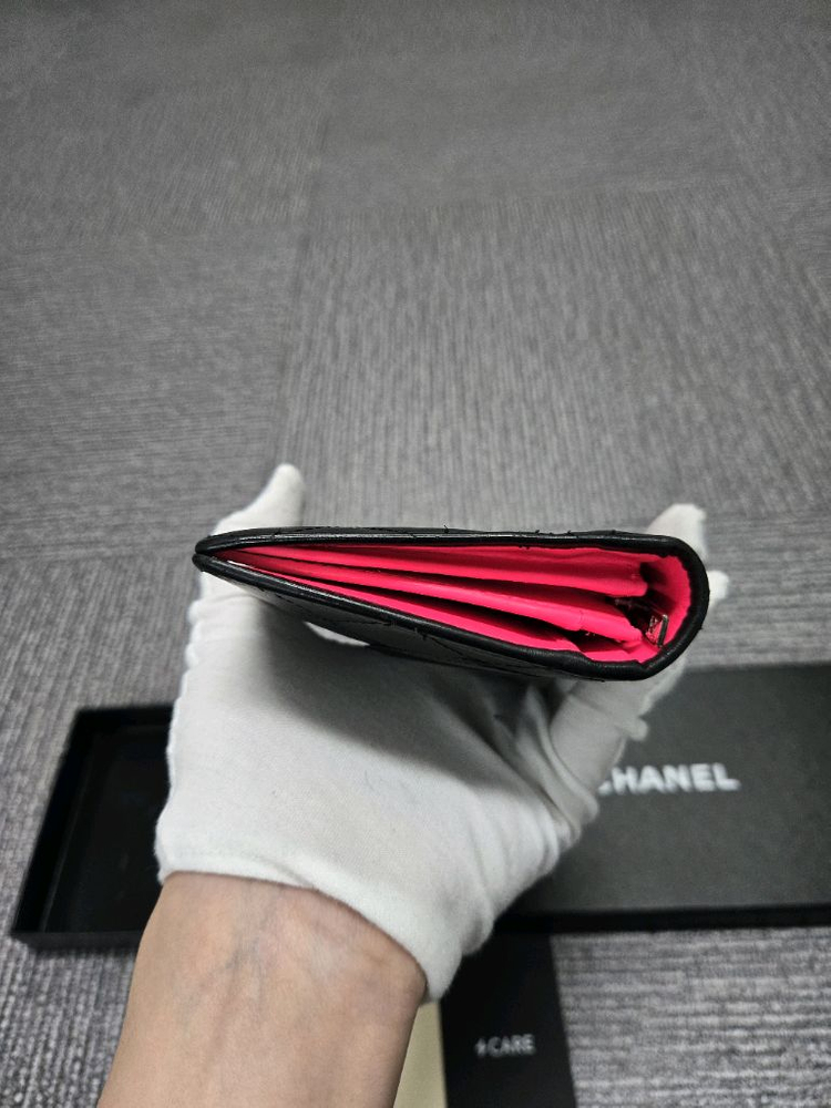 [특가][정품]샤넬 깜봉 장지갑--2
