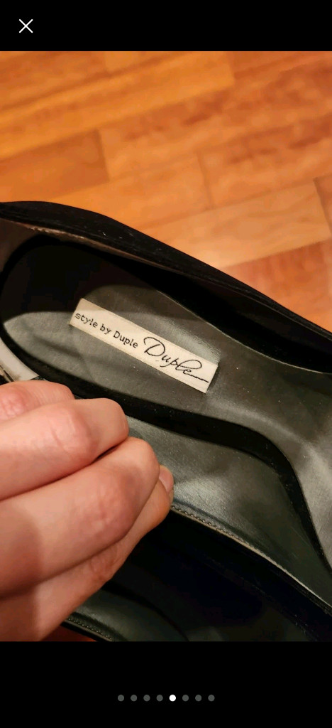 여성구두 245 큐빅구두 정장구두 웨딩슈즈 판매회사 1회착 판매가5만 (구매 13만)--4