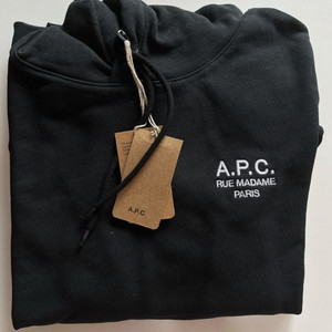 새상품 A.P.C 아페쎄 마누엘라 후드 블랙