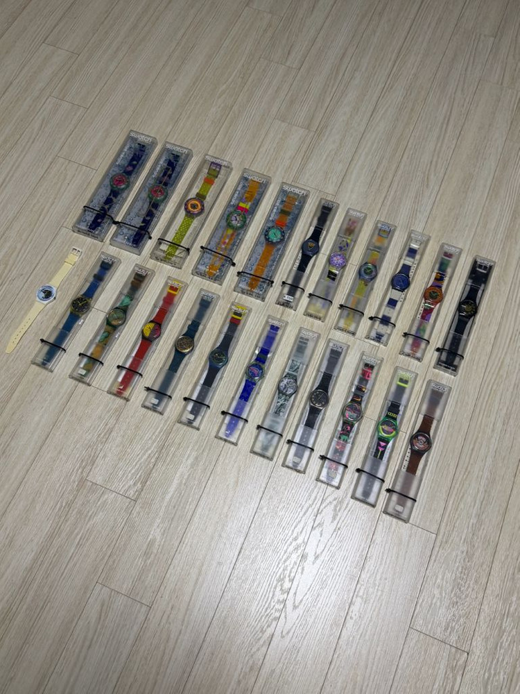 빈티지 스와치 시계 90s2000s original Swiss Made 이미지