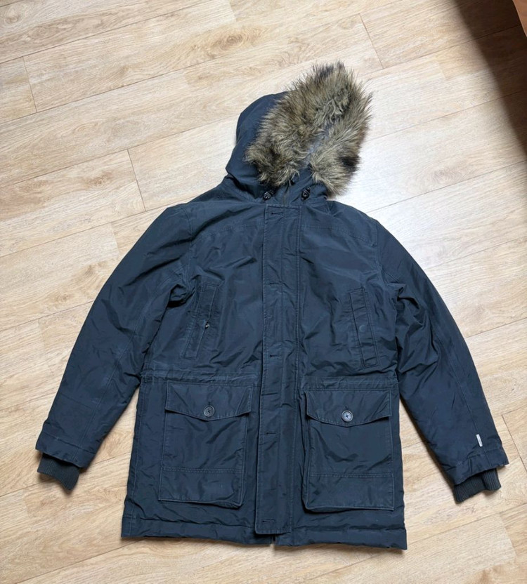 팀버랜드 오리털 패딩 파카 네이비색 L사이즈 105--3