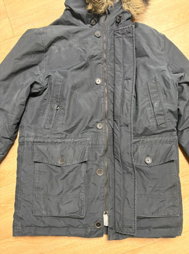 팀버랜드 오리털 패딩 파카 네이비색 L사이즈 105--5