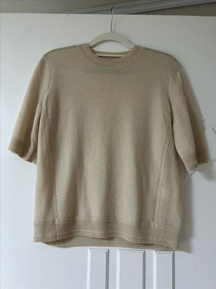 타임 니트탑 & 니트머플러 세트--4