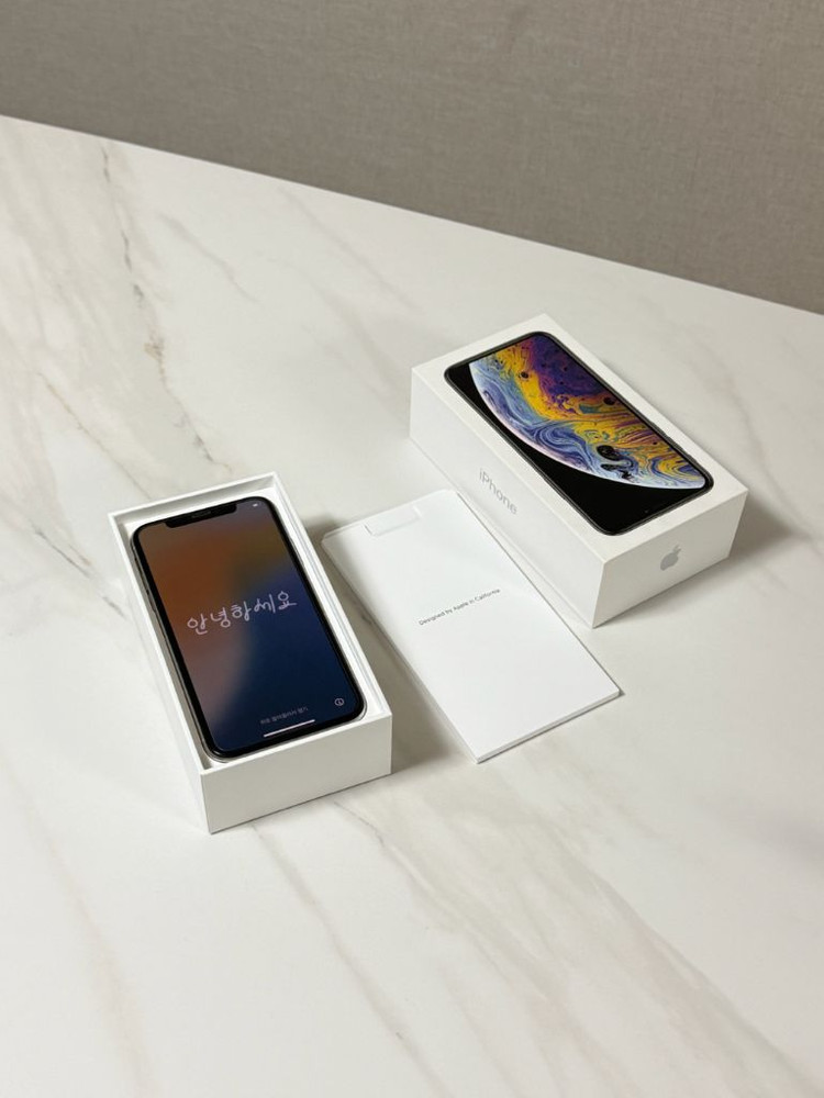 [256GB] 아이폰 XS 실버 이미지