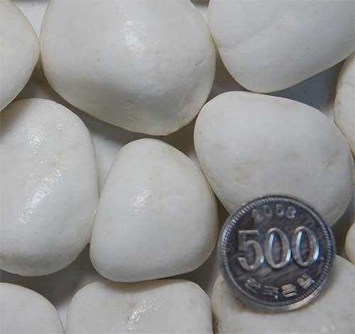 백자갈 30mm/ 50mm 1톤--1