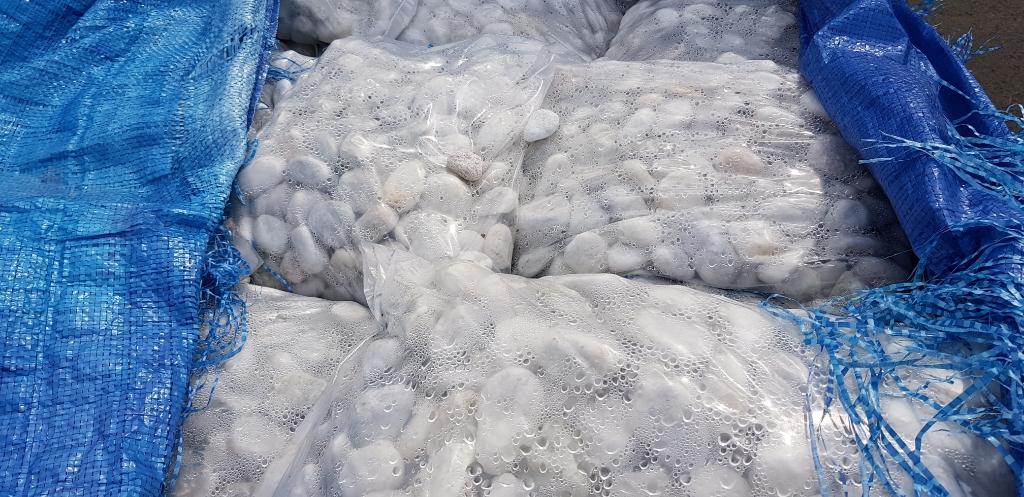 백자갈 30mm/ 50mm 1톤--4