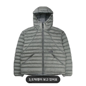 노스페이스 벤투스 온 자켓 실버 100 L 새상품 미개봉