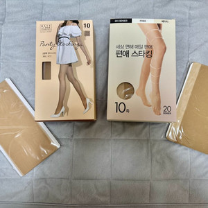 고탄력 팬티스타킹(살구색, 베이지) 총18개 일괄판매 이미지