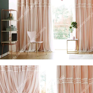 한스 특대형 암막커튼 예쁜 레이스커튼 침실 거실 암막커튼 세트 #새상품#