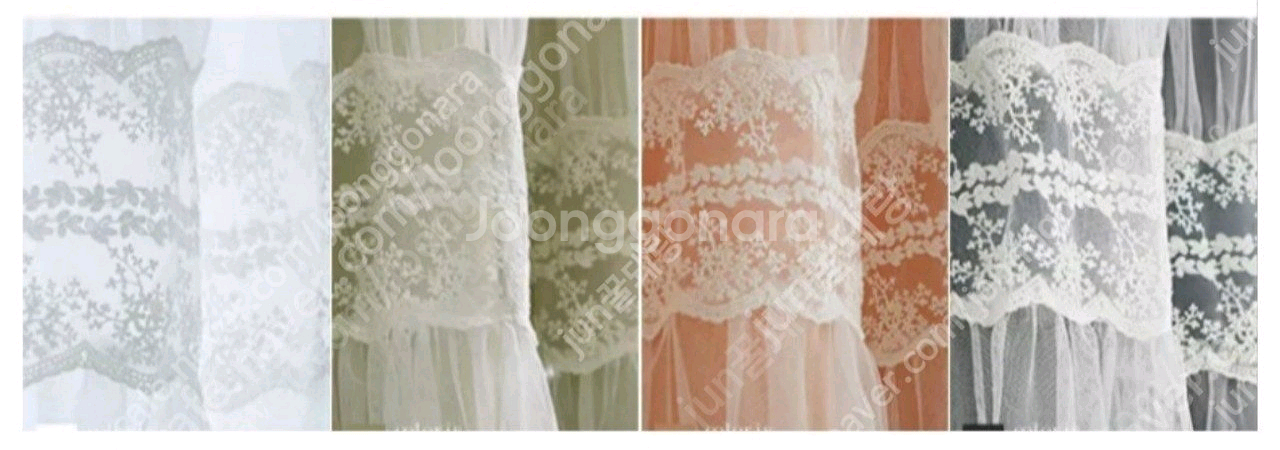 한스 특대형 암막커튼 예쁜 레이스커튼 침실 거실 암막커튼 세트 #새상품#--2