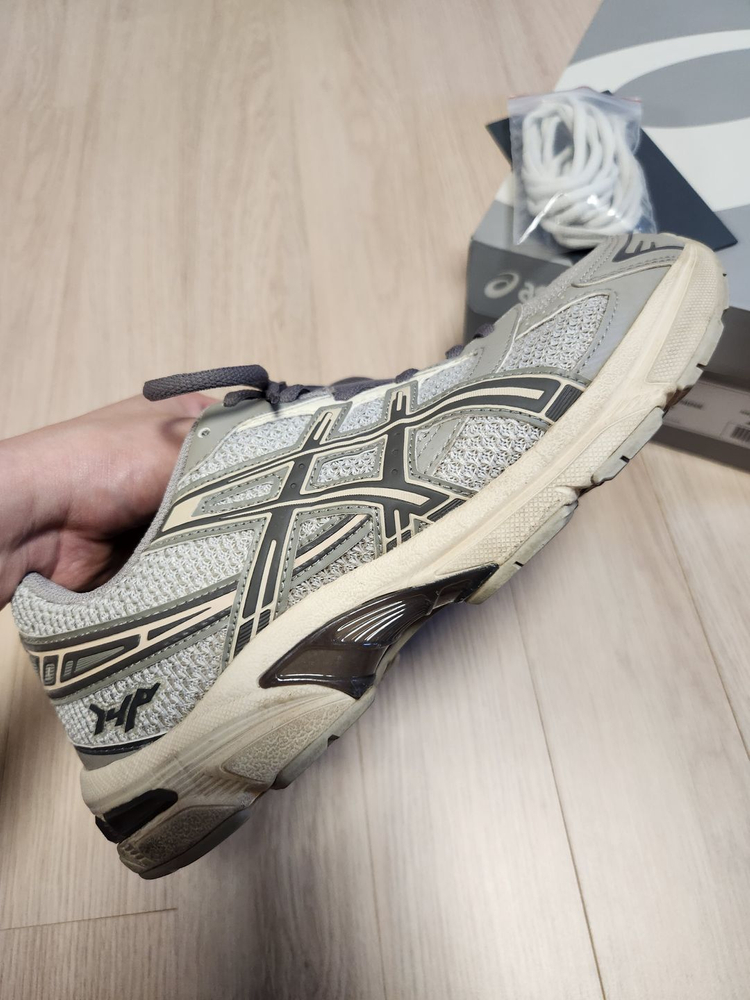 아식스 x I4P 젤 1130 글레이셔 그레이밍크--2