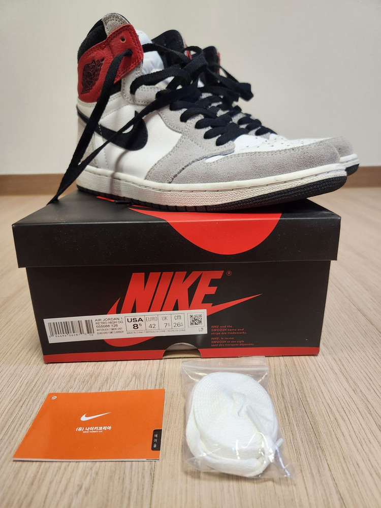 나이키 조던1 하이 라이트 스모크그레이--1