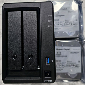 시놀로지 DS720+ NAS 12TB HDD 이미지