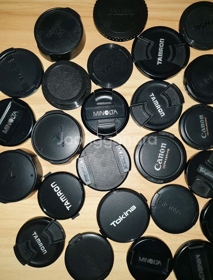 잡다한 카메라 렌즈 전.후면 보호캡 일괄--3