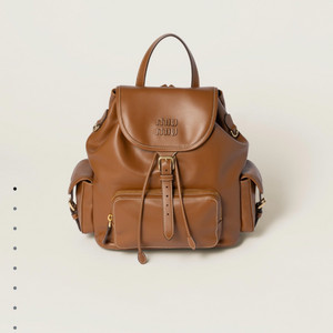 미우미우 가죽 백팩