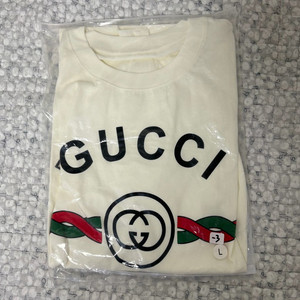 구찌 남성 로고 JERSEY 코튼 오버 반팔 티셔츠 L사이즈 이미지