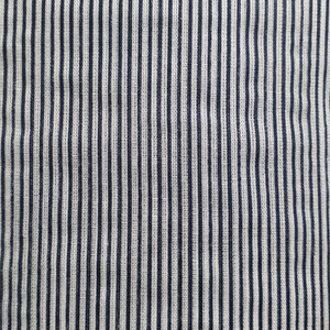 그레이(은회색) 면마(린넨) 30수 잔스트라이프 원단