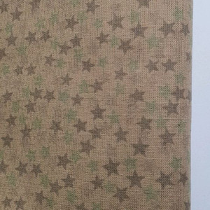 베이지색 별패턴 30수 면직기 원단