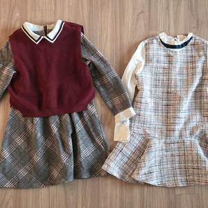 헤지스, 쁘띠뮤 원피스 2벌 일괄