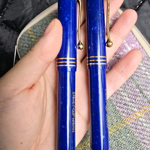 [미사용]오로라 인터나지오날 블루 만년필 F or M닙