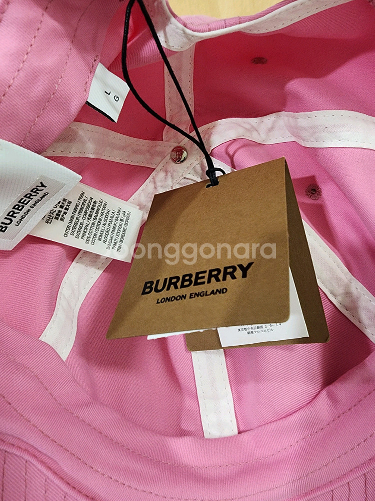 정품 버버리 로고 볼캡 새상품--4