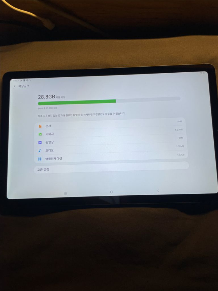 갤럭시탭 S6 Lite 블랙--3