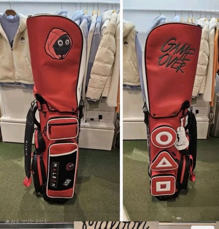 말본 (오징어 게임) 골프백 스탠드 경량 캐디백 (신상) 이미지
