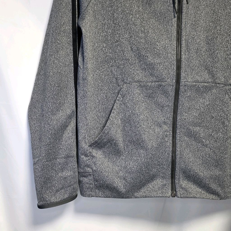 [M] 아디다스 스포츠 스웨트 후드집업 블랙/그레이 계열 #AH--3