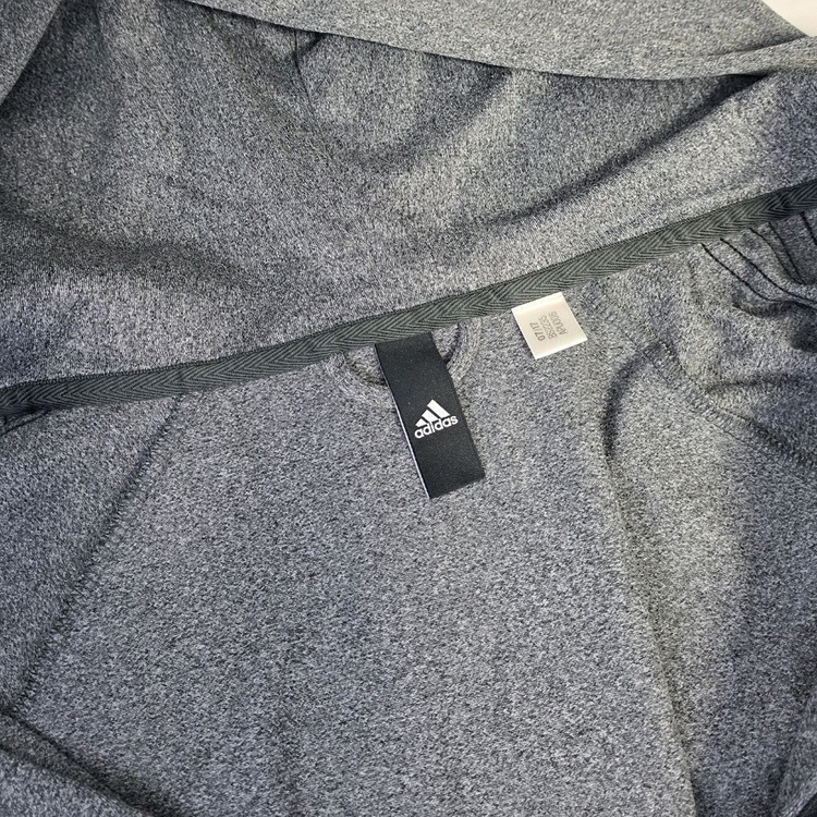 [M] 아디다스 스포츠 스웨트 후드집업 블랙/그레이 계열 #AH--5