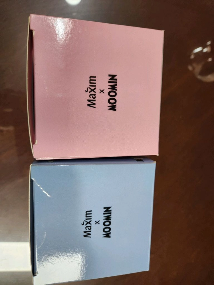 맥심 사은품 무민 캐렉터 푸드컨테이너 보온병 죽통 이미지