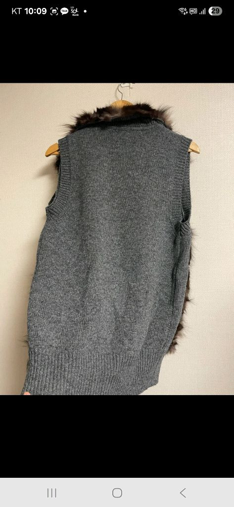 시티지 폭스퍼100 램스울 니트베스트 이미지