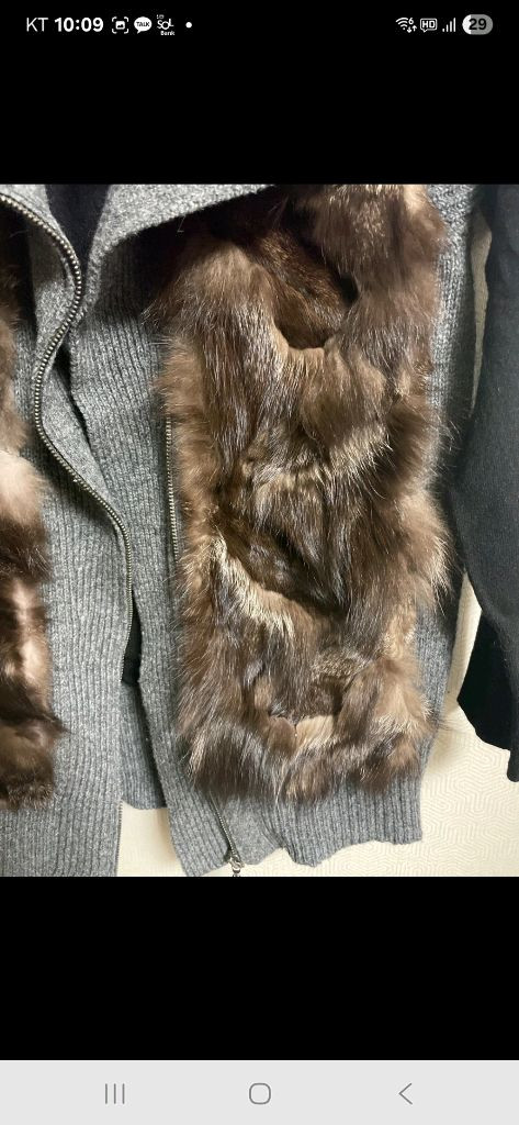 시티지 폭스퍼100 램스울 니트베스트 이미지