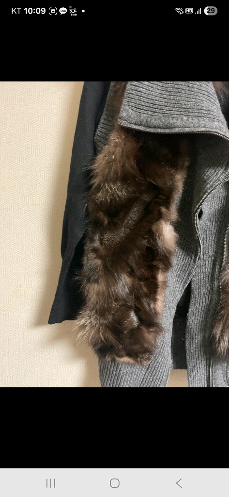 시티지 폭스퍼100 램스울 니트베스트 이미지