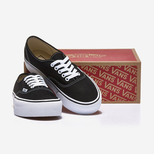 반스 어센틱 플랫폼 2.0 블랙 255 새제품