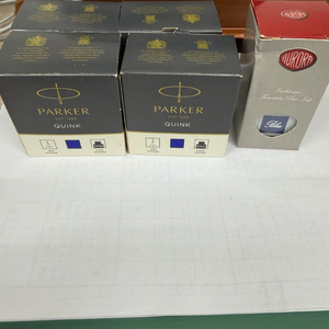 만년필잉크 블루 미개봉(파카,오로라)