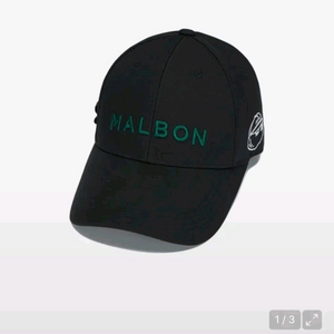 말본 MALBON 골프 캡 모자 블랙 미사용 정품