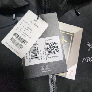 아크테릭스정품 베타AR 고어텍스프로 자켓 새상품 판매.