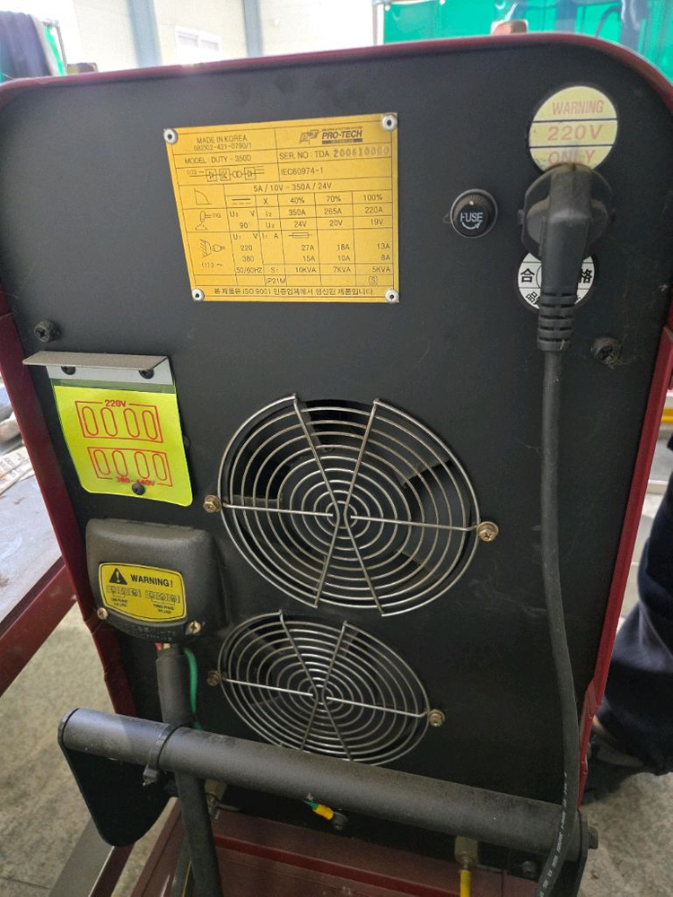 프로테크 DC 350A 알곤 용접기 팝니다 아르곤 ar--1