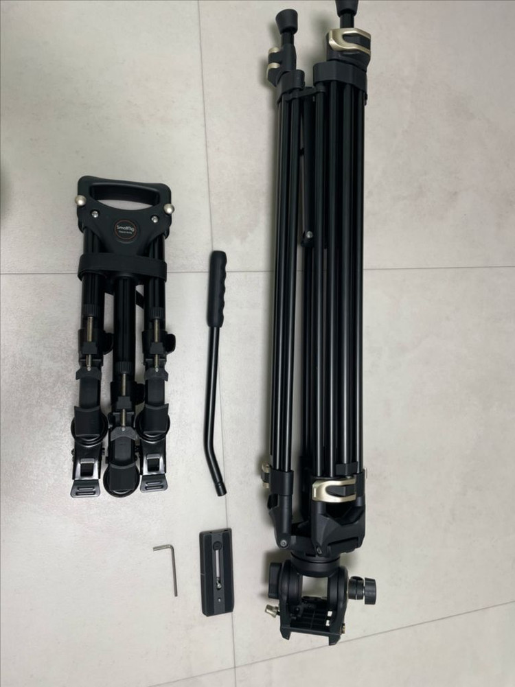 스몰리그 유압식 헤드 삼각대 돌리세트 이미지
