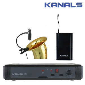 색소폰무선마이크./카날스 bk7001n (신품)900mhz대역 수신기+밸트팩송신기 +색소폰마이크