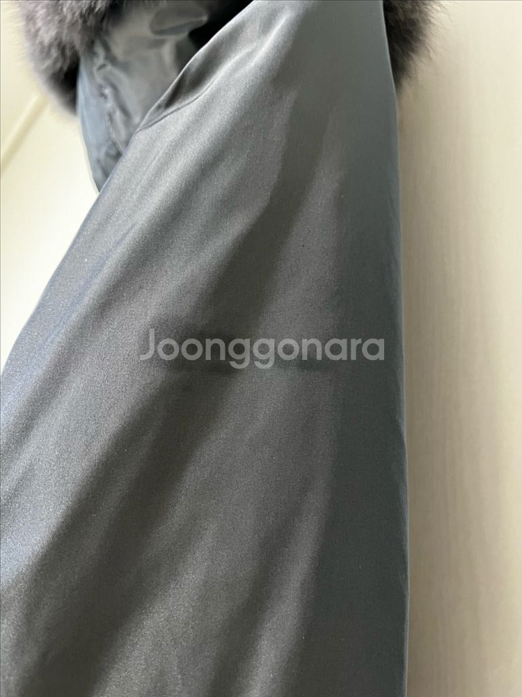 Arte inter 폭스퍼 레빗안감 구스롱패딩--6