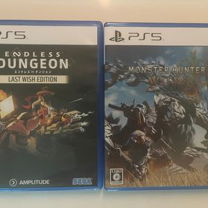 ps5 타이틀 몬스터헌터 와일즈,엔드리스던전 일본판 일괄판매(몬헌 와일즈)